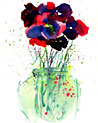 Sparkling Vase Free Art Ecard