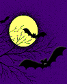 Happy Halloween Bats Free Animated Ecard