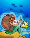 A stitch in time will make you mine free Mermaid Ecard