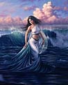 Goddess of the Tides Free Goddess Art Ecard