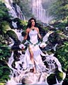 River Genesis Free Goddess Art Ecard