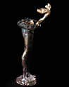 Free Wings of Love Bronze Sculpture Ecard