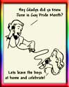 Let's Leave the Boys at home and celebrate Free Gay Pride Ecard