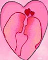Women Heart  Valentine Ecard