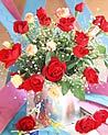 Bucket of red roses ecard